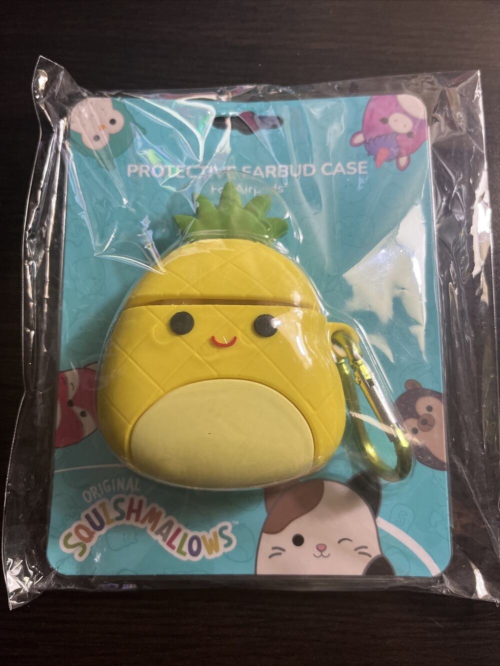 Squishmallows MAUI PINEAPPLE PROTECTIVE EARBUD CASE GEN 1 & 2 headphones